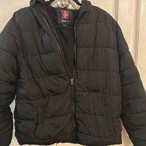 Swiss Tech Men's Dark Puffer Coat